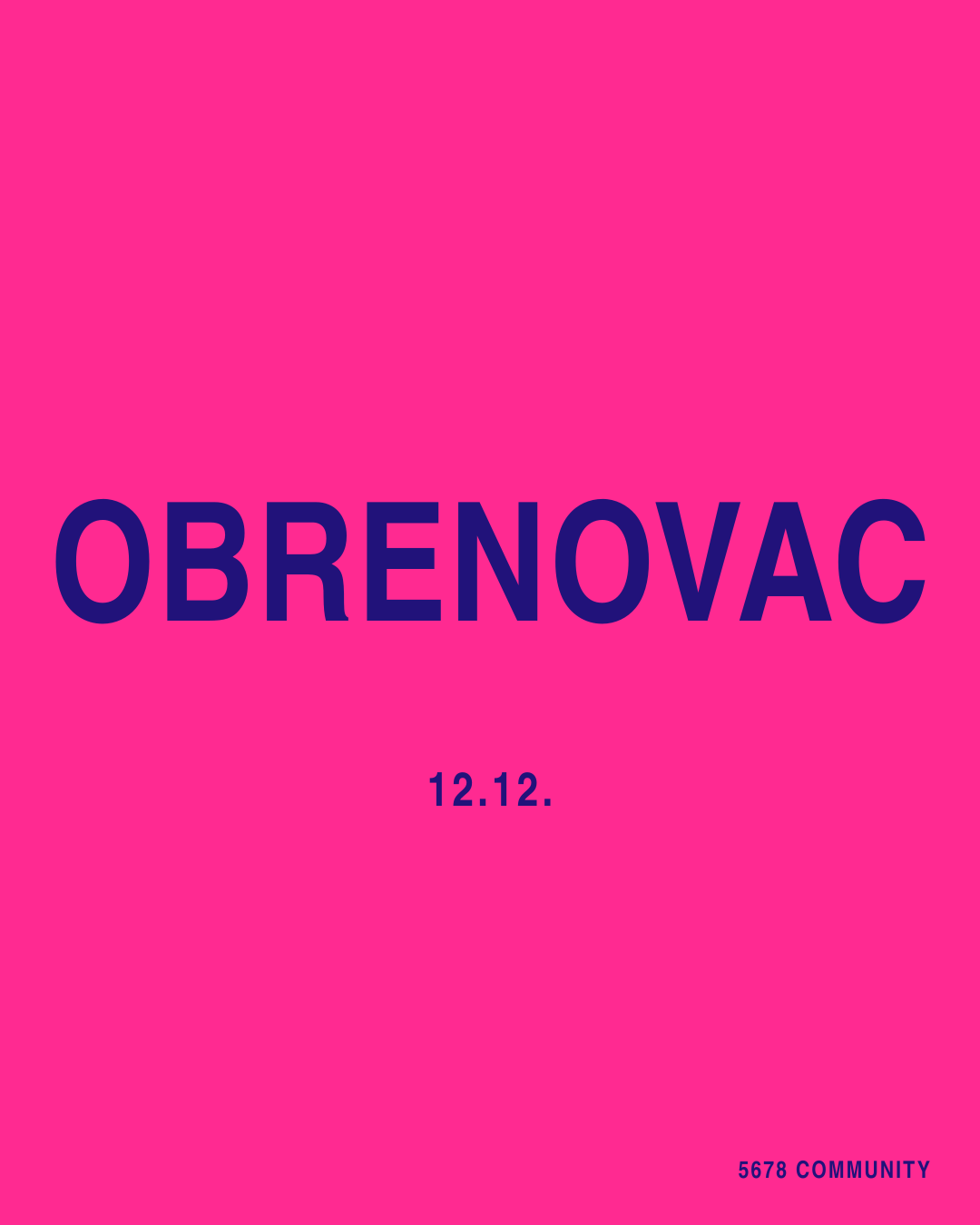 5678 OBRENOVAC